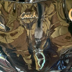 Coach Black Patent leather purse